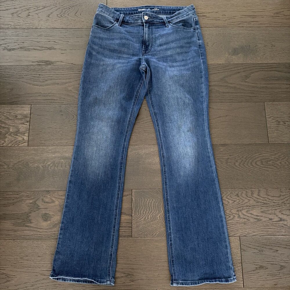 Old Navy Jeans Women Mid-Rise Wow Boot-Cut 10 Long